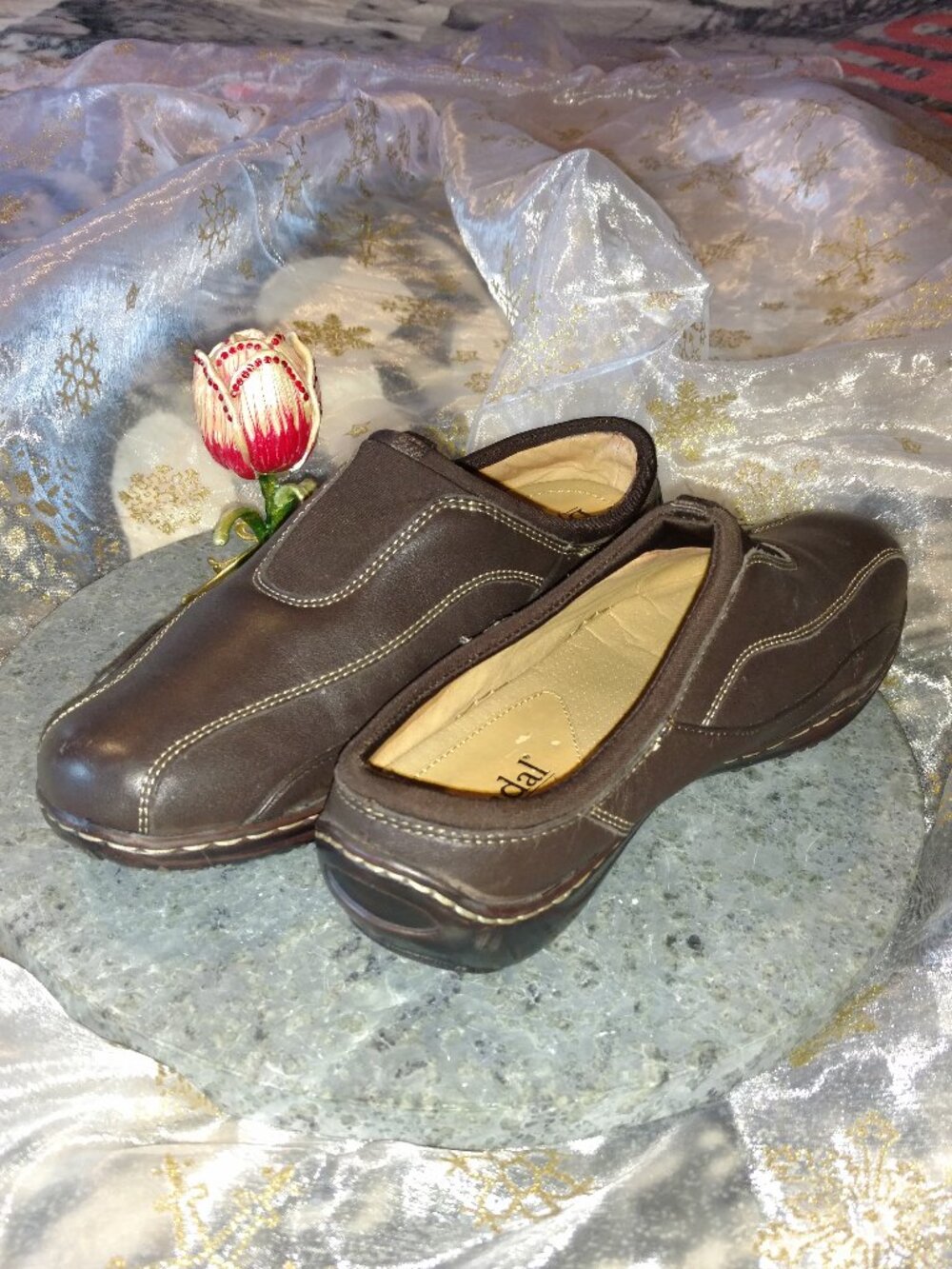 Bjorndal Athens Brown Clogs 6